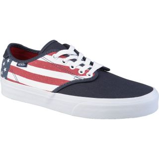 VANS Mens Camden Low Skate Shoes   Size: 9, Navy/white