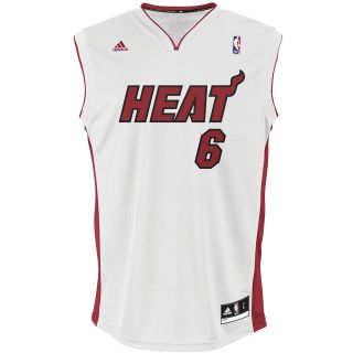adidas Youth Miami Heat LeBron James Revolution 30 Replica Home Jersey   Size: