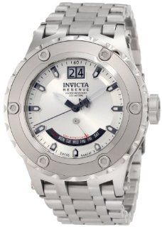 Invicta Men's 1584 Reserve Retrograde Silver Dial Stainless Steel Watch at  Men's Watch store.