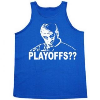 Shedd Shirts Men's Jim Mora Indianapolis Colts "Playoffs" Tank: Clothing
