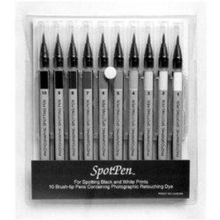 Spotpen Black and White Spotting Set : Photo Spot Pens : Camera & Photo