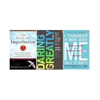 Brene Brown's 3 Book set I Thought It Was Just Me (but it isn't)Daring GreatlyGifts of ImperfectionBrene Brown Brene Brown 8965132283450 Books