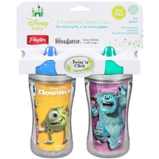 Playtex Insulator Spout Cup, Monsters, 9 Ounce, 2 Count : Sippy Cups : Baby