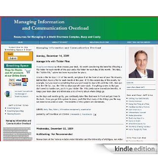Managing Information and Communication Overload: Kindle Store: Jeff Davidson