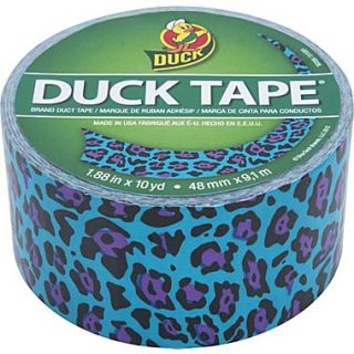 Duck Tape Brand Duct Tape, Blue Leopard, 1.88x 10 Yards