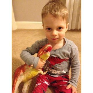 Tyrannosaurus Rex Soft Plastic Dinosaur (Large): Toys & Games
