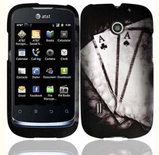 Black White Poker Ace Hard Cover Case for Huawei Fusion U8652: Cell Phones & Accessories