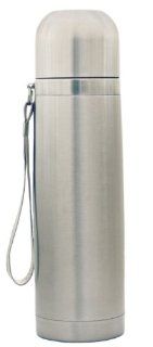Thermos 16 Oz Stainless Steel Perfect Hot Coffee, Green Tea or Cup of Chai. Insulated Water Bottle Keeps You Hydrated. Beverage Cooler to Keep Your Soft Drink Cold. Leak Proof Vacuum Great for Travel and for Kids. Hydration Flask Tumbler with Mug: Kitchen 