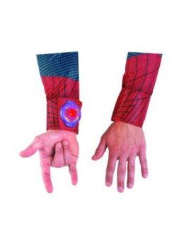 Disguise The Amazing Spider Man 3D Movie Light Up Adult Web Shooter, Red/Blue, One Size Costume Clothing