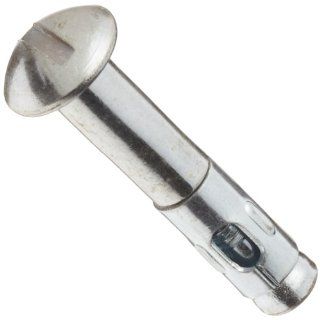 Steel Zinc Plated Sleeve Anchor Hex Head 1/2" Diameter x 3" Length (Pack of 25): Industrial & Scientific