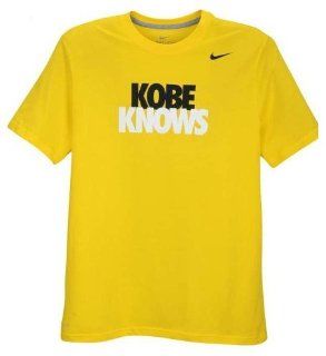 Nike Kobe Bryant KOBE KNOWS Dri Fit T Shirt Large : Sports Fan T Shirts : Sports & Outdoors