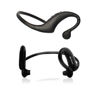 Emerson EM510 Stereo Wireless Headset   Bluetooth Headset   Retail Packaging   Black: Cell Phones & Accessories