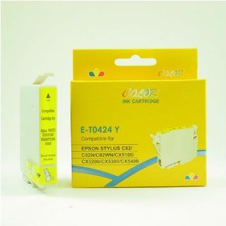 Take4Less 1 pack T042 T0424 T042420 Yellow Compatible Ink Cartridges for Epson Stylus CX5200 CX5400 C82: Electronics