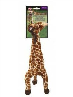 Ethical 5706 Skinneeez Giraffe Stuffing Less Dog Toy, 14 Inch : Pet Squeak Toys : Pet Supplies
