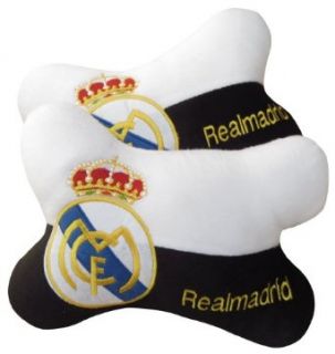Real Madrid Soccer Super Fans Car Cushion Neck Rest Pillow   Multicolour (Size: One size): Accessories: Clothing