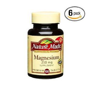 Nature Made Magnesium 250mg: Health & Personal Care