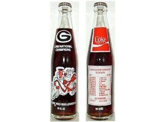 University of Georgia (1980 National Champions) Commemorative Coke Bottle : Other Products : Everything Else
