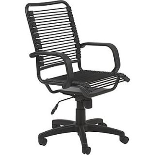 Euro Style™ Bradley Bungie Bungee Cord Loops High Back Office Chair, Black  Make More Happen at