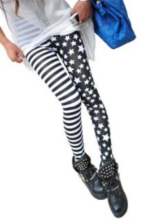 Maybe Women's Patriot Star Country Flag Legging at  Womens Clothing store