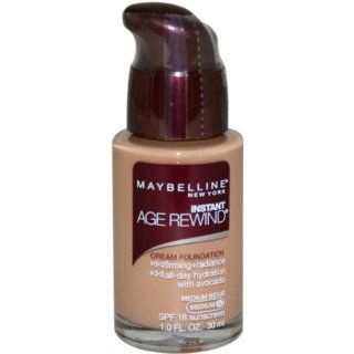 Maybelline Instant Age Rewind Foundation SPF18, Creamy Natural Light 5, 1 Ounce : Foundation Makeup : Beauty