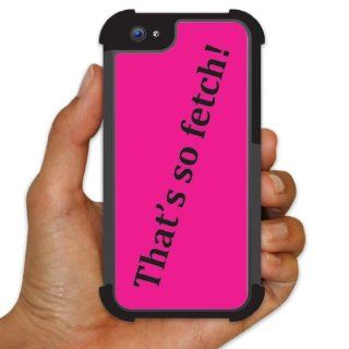 iPhone 5 BruteBoxTM Case   Mean Girls   That's So Fetch   2 Part Rubber and Plastic Protective Case: Cell Phones & Accessories