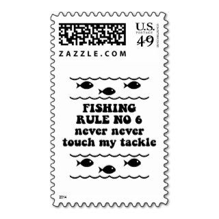 Fishing Rule No 6 Stamps