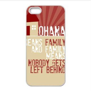 FashionCaseOutlet Ohana Means Family Lilo and Stitch Accessories Apple Iphone 5 TPU Cases Covers Cell Phones & Accessories