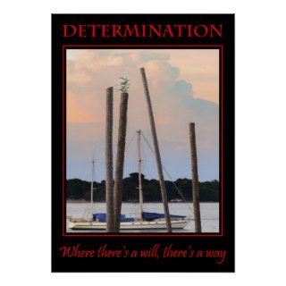 Determination Poster