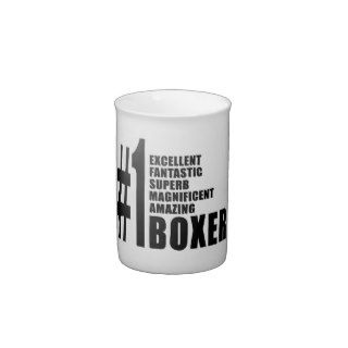 Boxing and Boxers  Number One Boxer Porcelain Mug