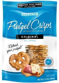 Snack Factory Original Pretzel Crisps, 7.2 Ounce Bags (Pack of 12) : Grocery & Gourmet Food