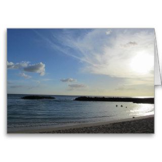 Relaxing Beach Scene Card