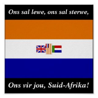 Ons vir jou, Suid Afrika! Posters
