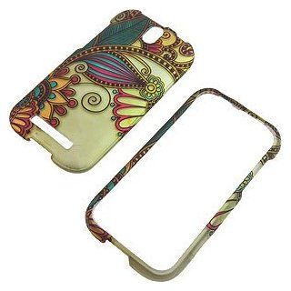 Antique Flower Protector Case for HTC One SV: Cell Phones & Accessories