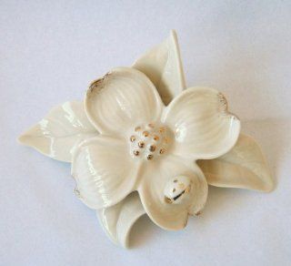 Darling Dogwood Flower Ivory fine porcelain Figurine by Lenox : Collectible Figurines : Everything Else