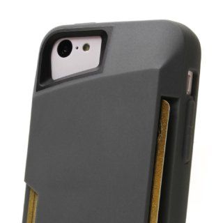 iPhone 5c Wallet Case   Slite Card Case for iPhone 5c by CM4   Black Onyx   [Ultra Slim Protective iPhone Wallet] Cell Phones & Accessories