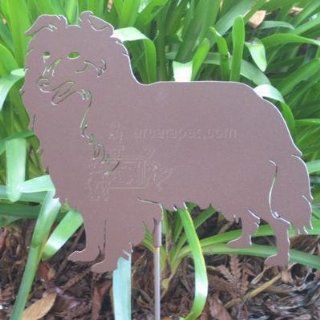 Haute Steel Sheltie Metal Dog Stake : Garden Stakes : Patio, Lawn & Garden