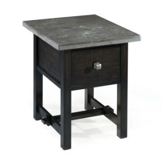 Magnussen Hinshaw Wood Rectangular End Table   End Tables