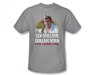 The Six Million Dollar Man Better Stronger Faster 70s NBC TV Show T Shirt Tee: Movie And Tv Fan T Shirts: Clothing