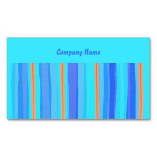 Watercolour Stripes, Company Name Business Cards