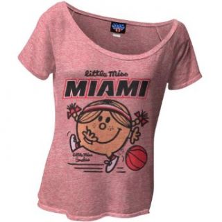 Mr. Men & Little Miss   Womens Little Miss Miami T shirt Medium Red: Clothing