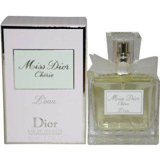 Miss Dior Cherie L'Eau by Christian Dior Eau de toilette Spray for Women, 1.70 Ounce : Beauty