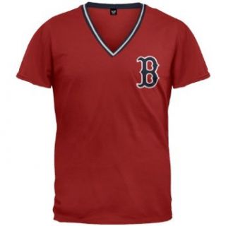 Boston Red Sox   Onfield Premium V Neck T Shirt: Clothing