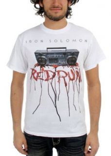 Iron Solomon   Mens Redrum T Shirt in White, Size Medium, Color White Clothing