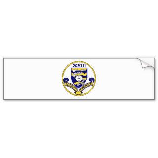 DESRON 18 US NAVY Destroyer Squadron Military Patc Bumper Stickers