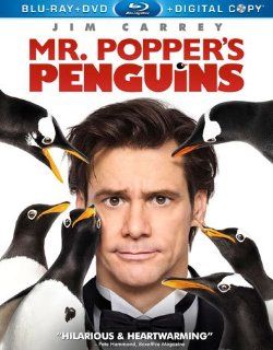 Mr. Popper's Penguins (Blu ray / DVD / Digital Copy): Jim Carrey, Carla Gugino, Mark Waters: Movies & TV