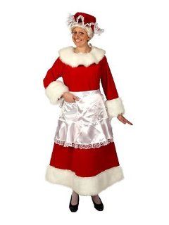 Women's Red Velvet Mrs Claus Costume : Childrens Party Supplies : Baby