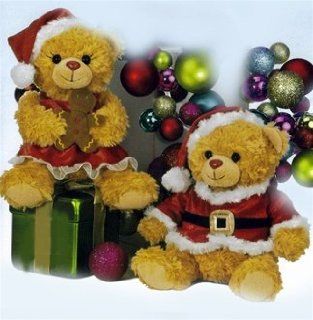 Mrs. Claus Santa Bear 10": Toys & Games