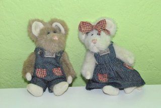 Boyd's Bear Bearwear Collection Mr. And Mrs. Mouse: Toys & Games