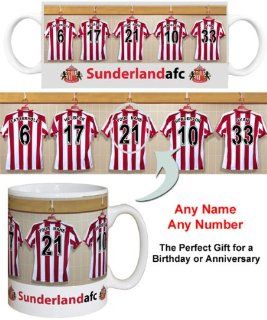 Sunderland AFC Personalized Mug   Soccer Gifts  