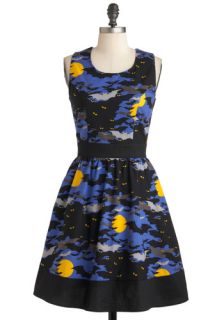 Starry, Starry Flight Dress  Mod Retro Vintage Dresses